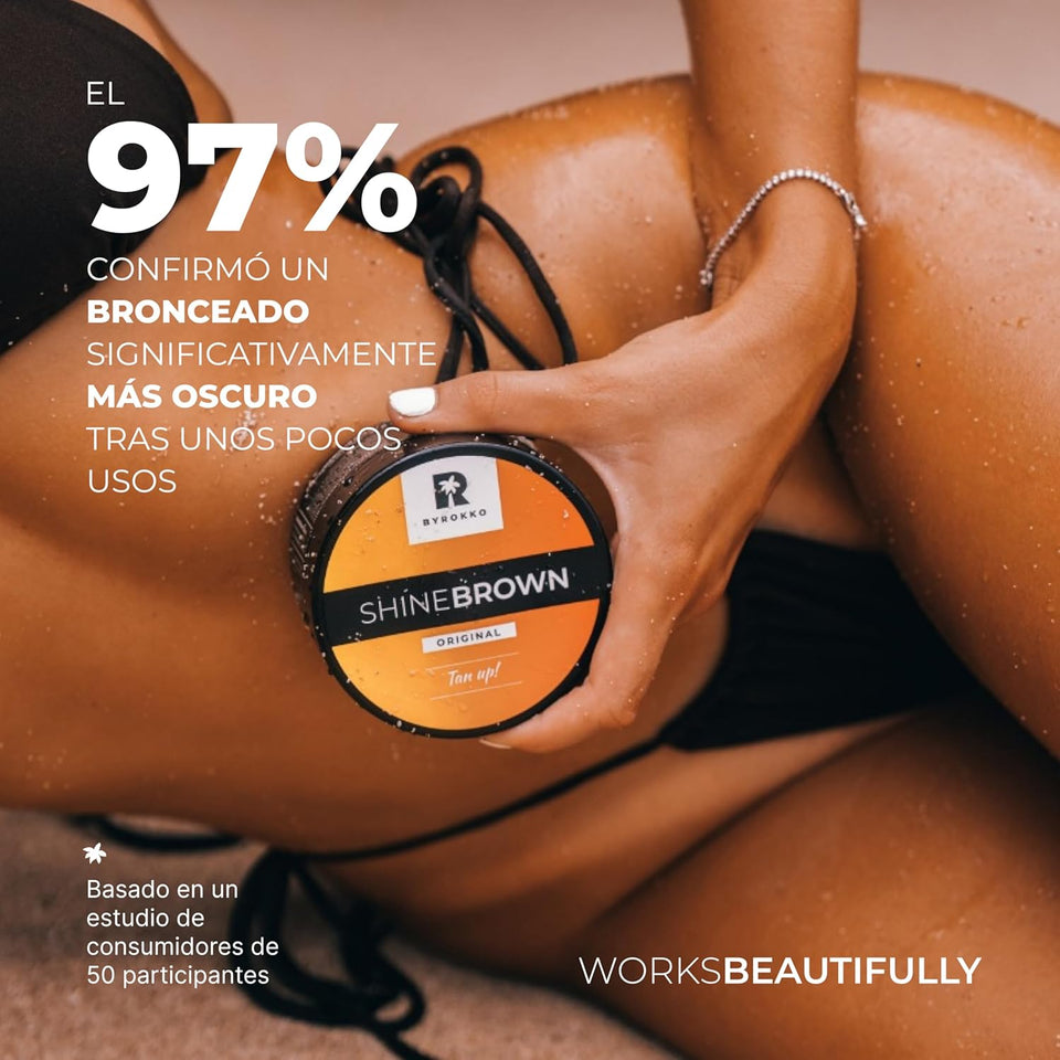 Shine Brown – Acelerador de Bronceado con Hidratación (100g)