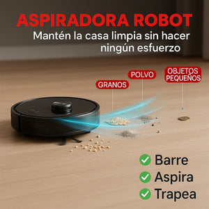 Cleanme® Aspiradora Robot | Limpia tu hogar sin mover un dedo